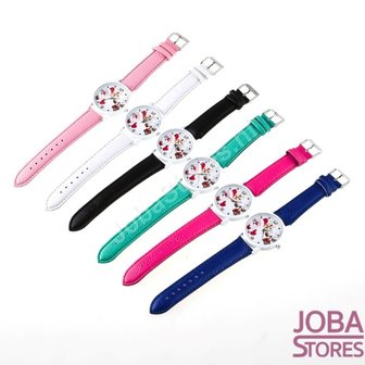 OP=OP Kerst Horloge 02 Licht Roze
