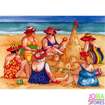 Diamond Painting Dikke Dames 22 50x40cm