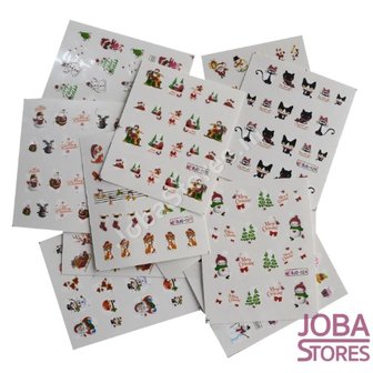 Nagel Sticker Set Kerst (44 vellen)