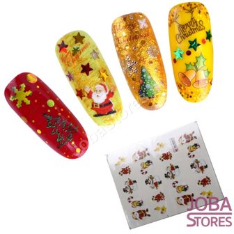 OP=OP Nagel Sticker Set Kerst (44 vellen)