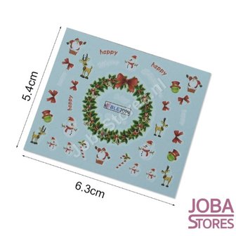 OP=OP Nagel Sticker Set Kerst (44 vellen)