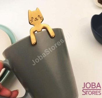 OP=OP Theelepel Kat Goud (6 stuks)
