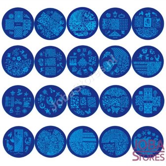 OP=OP Nagellak Stempel Set (30 stempelplaten) inclusief opbergmap