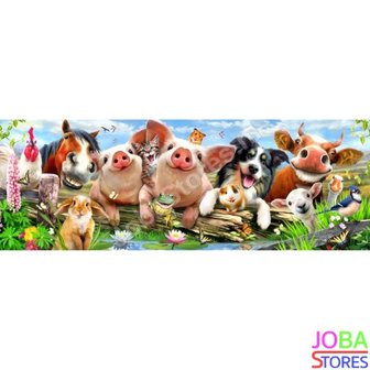 Diamond Painting Gekke Boerderij Dieren