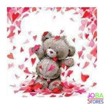 OP=OP Diamond Painting Teddy Love 30x30cm