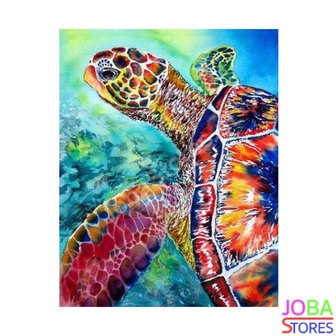 OP=OP Diamond Painting Zeeschildpad 50x40cm