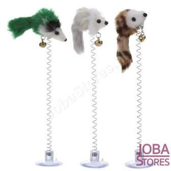 OP=OP Katten Speelgoed Muisjes met zuignap (3 stuks)