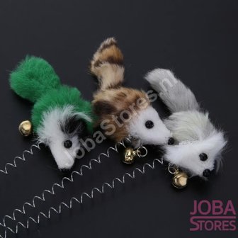 OP=OP Katten Speelgoed Muisjes met zuignap (3 stuks)