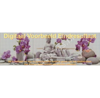 Diamond Painting Buddha Orchidee 120x40cm