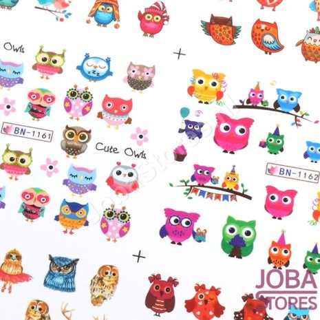 OP=OP Nagel Sticker Set Uilen (192 stickers)