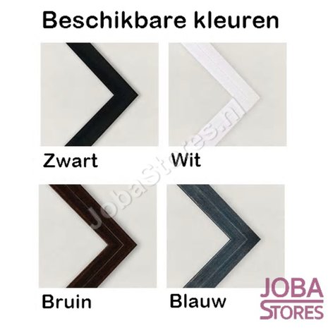 Diamond Painting / Schilderen op nummer houten lijst voor 30x40cm (Zwart)