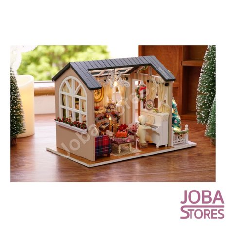 Miniatuur Zelfbouw Huisje "Holiday Times" (Kerst)