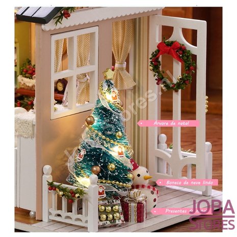 Miniatuur Zelfbouw Huisje "Holiday Times" (Kerst)