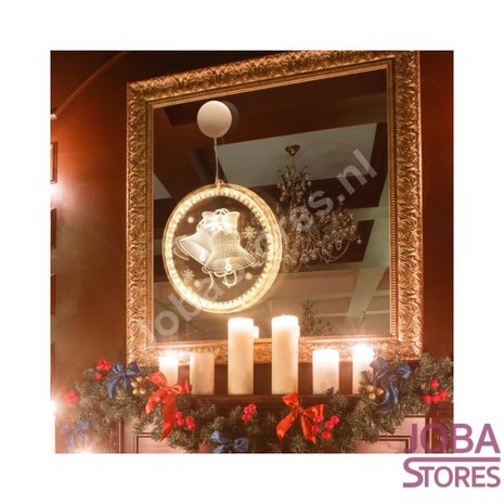 Kerst Lamp Rond Bellen (21cm)