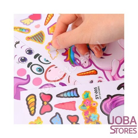 OP=OP Sticker Pret Sticker Set Eenhoorns (4 stuks)