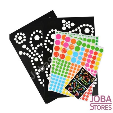 Sticker Pret Sticker Set Dots (6 stuks)