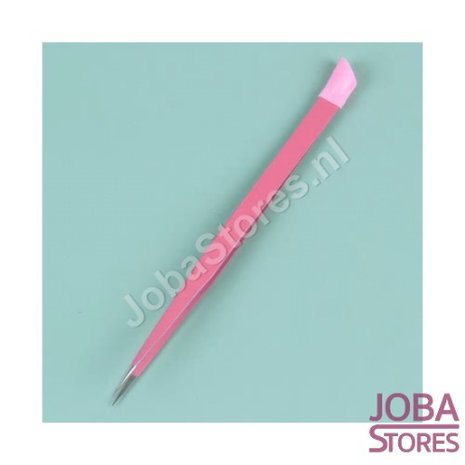 Pincet voor nagel stickers (Roze)