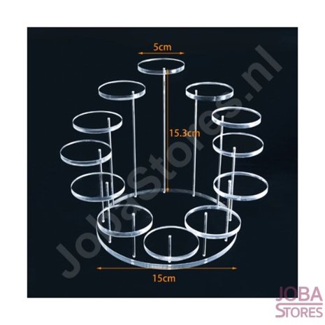 Display Standaard voor Rosina Wachtmeister mini's (12 plateaus)