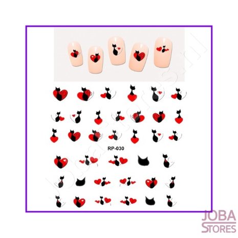 Nagel Sticker Set Pootjes (6 vellen)