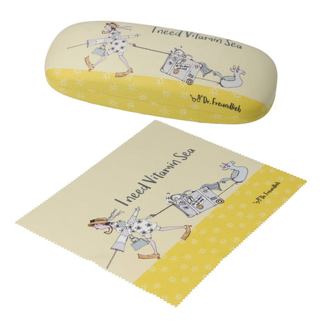 Goebel - Freundlieb - Brillenkoker | I Need Vitamin Sea | inclusief brillendoekje