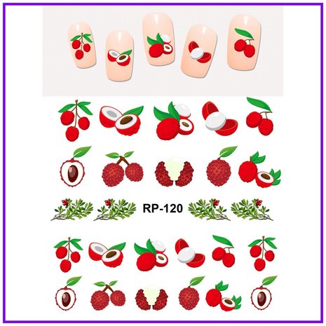 Nagel Sticker Set Fruit 01 (150 stickers)