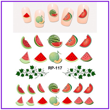 Nagel Sticker Set Fruit 01 (150 stickers)