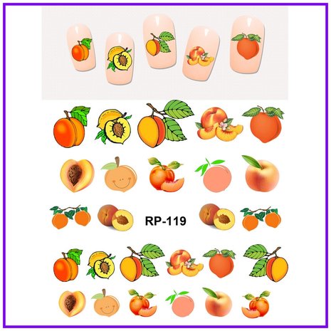 Nagel Sticker Set Fruit 01 (150 stickers)