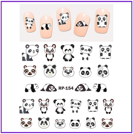 Nagel Sticker Set Dieren (150 stickers)