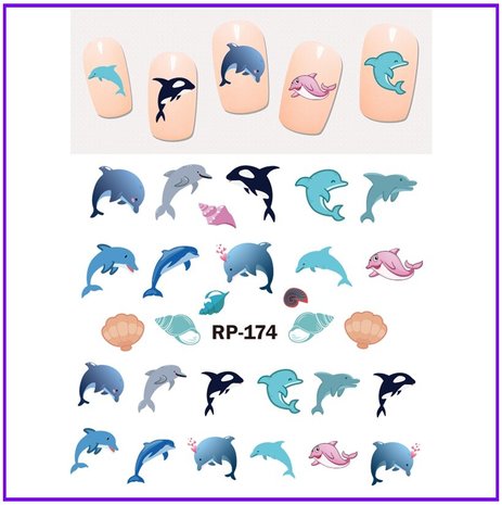 Nagel Sticker Set Zee (150 stickers)