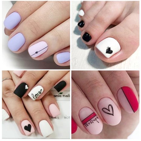 Nagel Sticker Set Love (12 vellen)