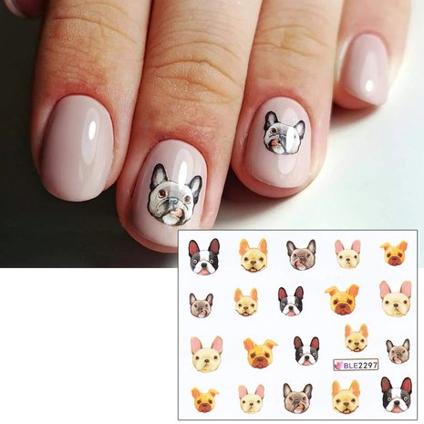 Nagel Sticker Set Honden (11 vellen)