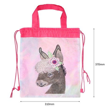 OP=OP Diamond Painting Rugzak Roze Uil