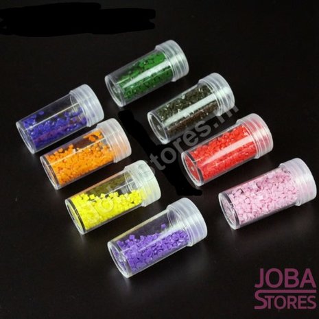 Diamond Painting Losse/Vervangende Potjes voor luxe bewaarkoffer (12 stuks)