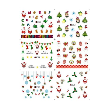 OP=OP Nagel Sticker Set Kerst 02 (12 vellen)