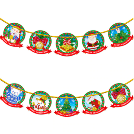 OP=OP Diamond Painting Kerst Slinger  01