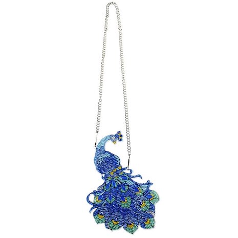OP=OP Diamond Painting Hangend Ornament Pauw (21cm)