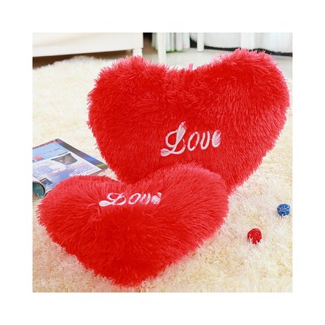 Hartvormig Kussen Love 25cm - Valentijnsdag - Moederdag TIP