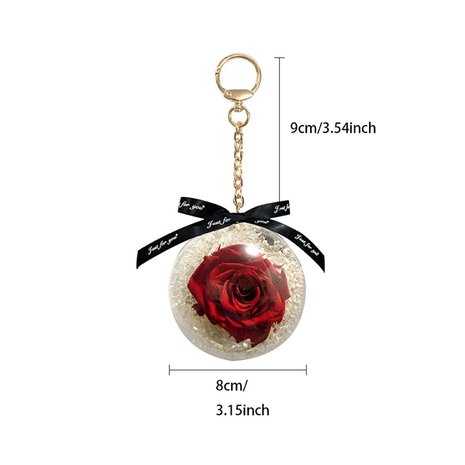 OP=OP Hanger Bol met roos model A (9cm) - Valentijnsdag - Moederdag TIP
