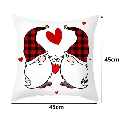 OP=OP Sier kussensloop Gnomes / Kabouters 04 (45cm) - Valentijnsdag - Moederdag TIP