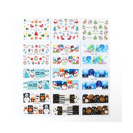 OP=OP Nagel Sticker Set Kerst 04 (30 vellen)