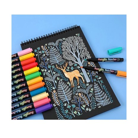 OP=OP Acryl stiften set 12 kleuren