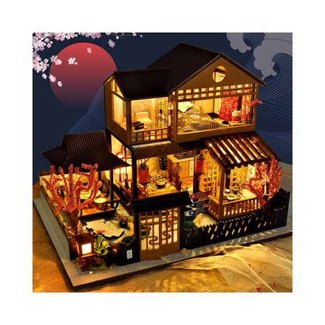 Miniatuur Zelfbouw Huisje TC14A Japans huis met verdieping