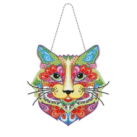 Diamond Painting Hangend Ornament Kat (30cm)