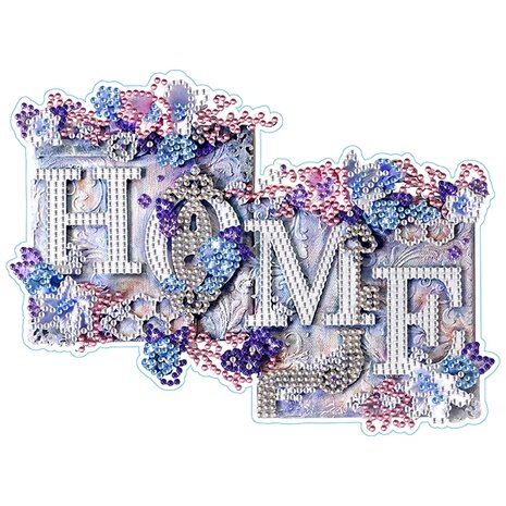 Diamond Painting Sticker Groot - Home (23cm)