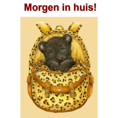JobaStores Diamond Painting Tas met Pantertje