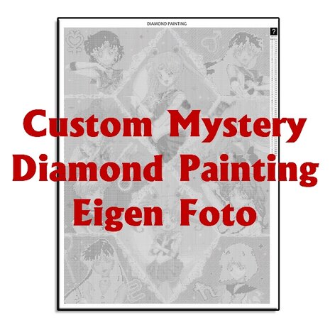 *Diamond Painting Eigen Foto Mystery (Custom) (Volledig)