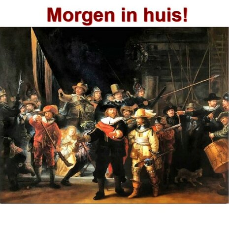 Diamond Painting De Nachtwacht 60x70cm
