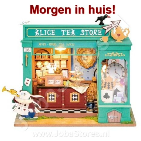 OP=OP Miniatuur zelfbouw huisje Rolife Alice's Tea Store