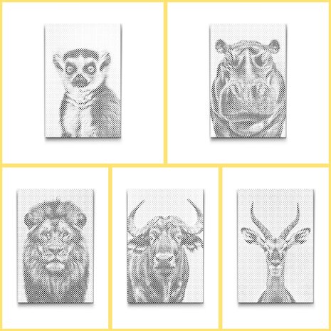 HappyDots DOT Painting Kleurboek Wildlife