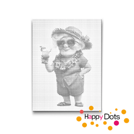 HappyDots DOT Painting Gekke oma's 05 - 60x80cm